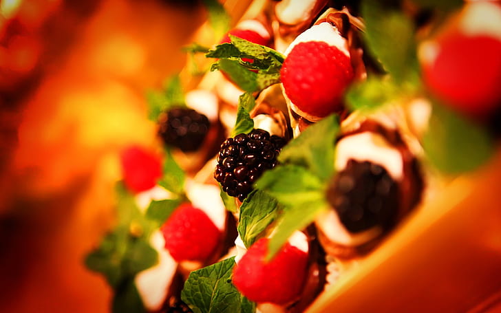 Berry, Closeup, Buah, Makanan, beri, closeup, buah, makanan, Wallpaper HD