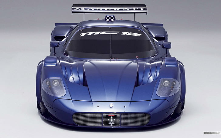 Blue Maserati, синий, автомобили, мазерати, HD обои