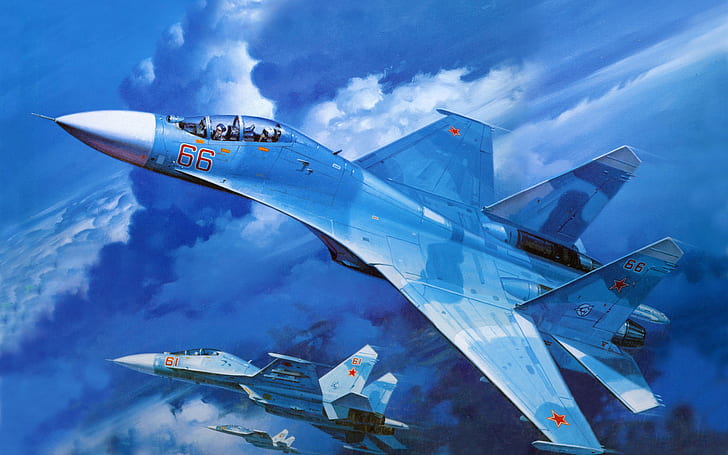 Sukhoi Su 27 Flanker, sukhoi, flanker, самолети и самолети, HD тапет