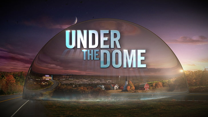 Under the Dome text overlay, Under the Dome, HD wallpaper