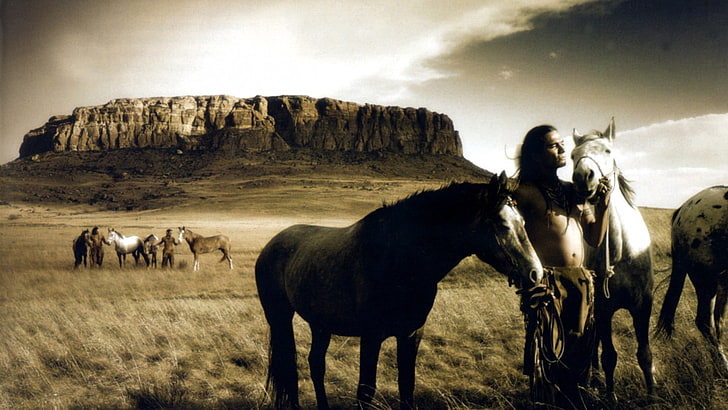 Animals cowboys horses native americans 1920x1080 Animals Horses HD Art, HD  wallpaper | Wallpaperbetter