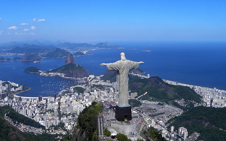 تمثال يسوع ريو دي جانيرو 755489 2560 × 1600، خلفية HD