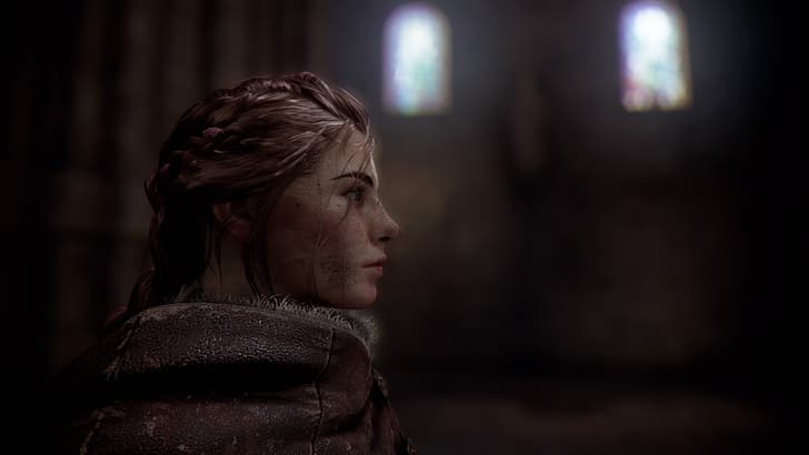 A Plague Tale Innocence, Amicia, PlayStation 4, Playstation 5, England, video games, video game characters, survival-horror, rats, Asobo Studio, screen shot, HD wallpaper