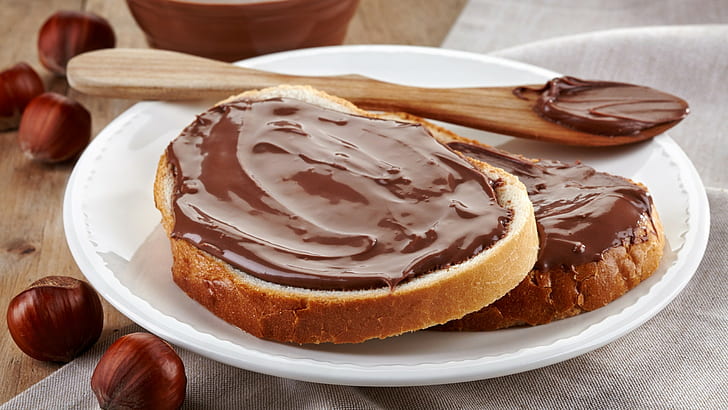 Lebensmittel, Schokolade, Haselnuss, Nutella, HD-Hintergrundbild