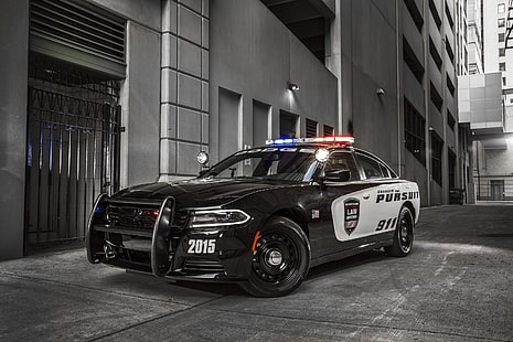  machine, the building, 911, Dodge, bumper, Charger, wheel, Dodge Charger, Police Interceptor, flashers, police car, US police, power bumper, HD wallpaper HD wallpaper