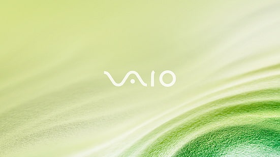 Sony VAIO 로고, 배경, 초록, 바이오, HD 배경 화면 HD wallpaper