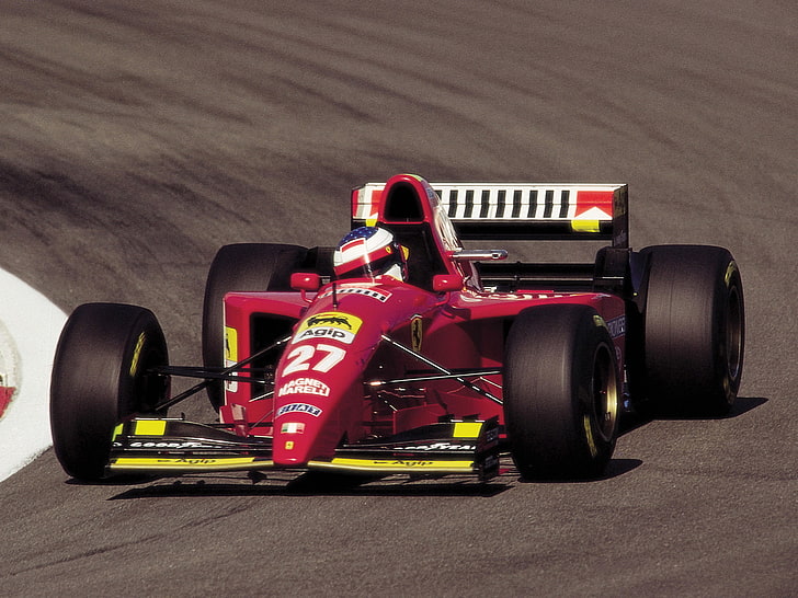 1995 ، 412 ، و 1 ، فيراري ، الفورمولا ، العرق ، السباق ، تي 2، خلفية HD