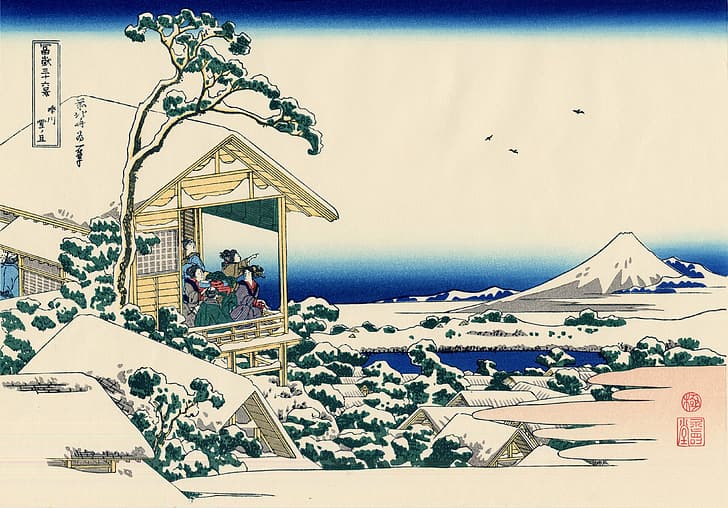 Seni Jepang, Ukiyo-e, Wallpaper HD