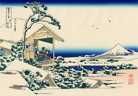 Arte japonés, Ukiyo-e, Fondo de pantalla HD HD wallpaper