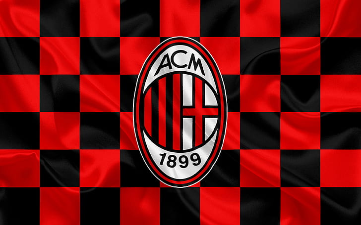 Calcio, A.C. Milan, Emblem, Logo, Sfondo HD