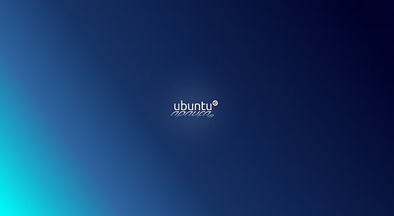 Ubuntu, Computer, Linux, Ubuntu, blau, Logo, abstrakt, HD-Hintergrundbild HD wallpaper