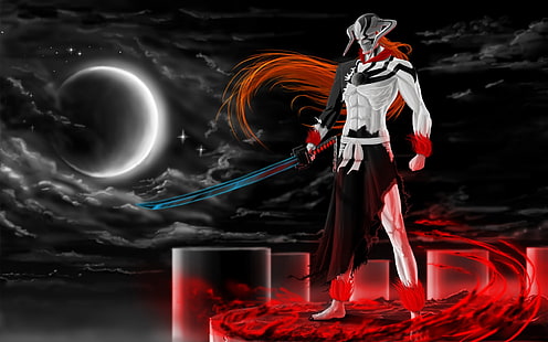 Ichigo Vasto Lorde Bleach ، ورق جدران Bleach Ichigo الرقمي ، أنيمي / رسوم متحركة ، أنيمي، خلفية HD HD wallpaper