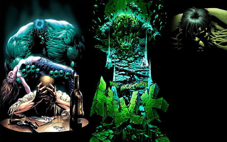 Hulk The Hulk HD, the incredible hulk poster, cartoon/comic, the, hulk, HD wallpaper