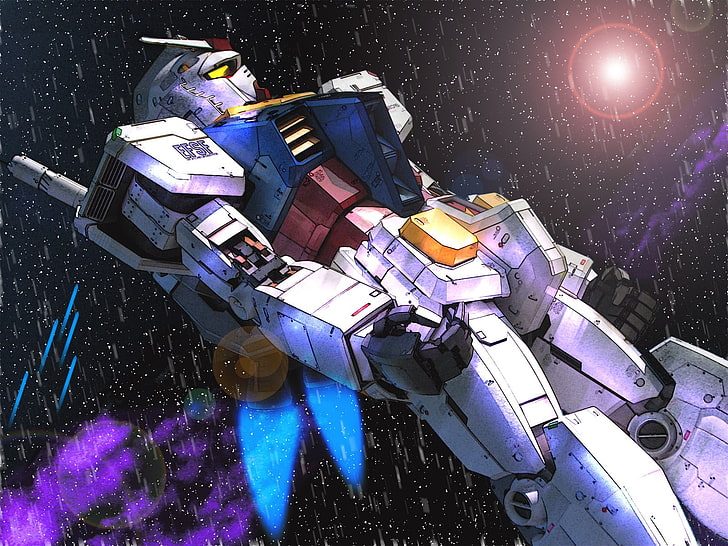 Fondo de pantalla de Gundam, Gundam, Mobile Suit Gundam, mech, anime, Fondo de pantalla HD