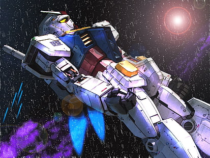 Fondo de pantalla de Gundam, Gundam, Mobile Suit Gundam, mech, anime, Fondo de pantalla HD HD wallpaper