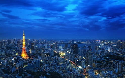 วิวกลางคืนโตเกียวทาวเวอร์ญี่ปุ่น 1800 × 2880, วอลล์เปเปอร์ HD HD wallpaper