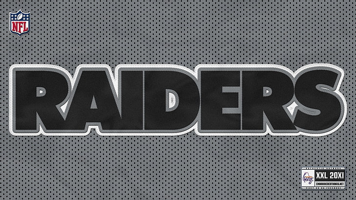 Logo Oakland Raiders, Oakland Raiders, squadra di calcio, nfl, los angeles raiders, Sfondo HD