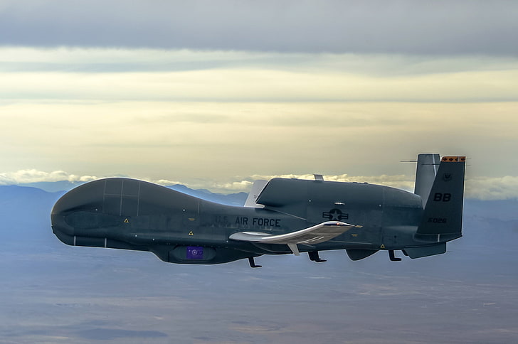 Northrop Grumman RQ-4 Global Hawk, ВВС США, HD обои