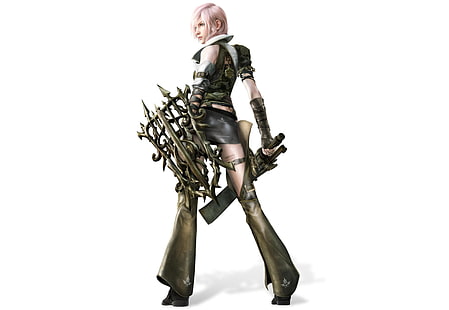 Blitz aus Blitz kehrt zurück Final Fantasy XIII, Final Fantasy XIII, Claire Farron, Videospiele, HD-Hintergrundbild HD wallpaper