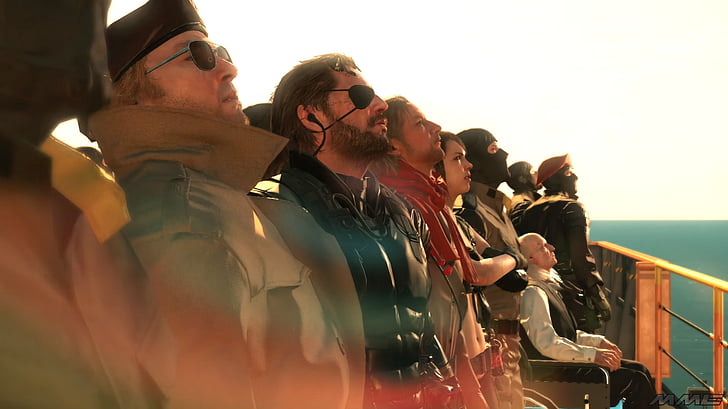 Metal Gear Solid, Metal Gear Solid V: Der Phantomschmerz, Big Boss (Metal Gear Solid), Code-Sprecher (Metal Gear Solid), Kazuhira Miller, Leise (Metal Gear Solid), Revolver Ocelot, HD-Hintergrundbild