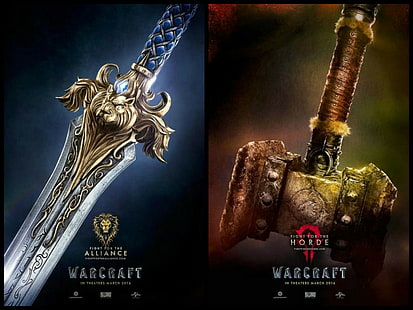 Warcraft Movie Warcraft Wow Movie Horde Allianz, HD-Hintergrundbild HD wallpaper