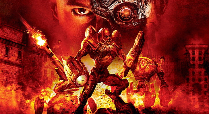 Command And Conquer 3 Tiberium Wars 2, papel tapiz digital robot gris, Command And Conquer, Tiberium Wars, Wars, Command, Conquer, Tiberium, Fondo de pantalla HD
