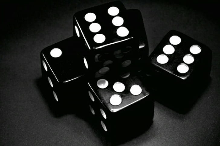 3d, colorful, cube, dice, game, HD wallpaper