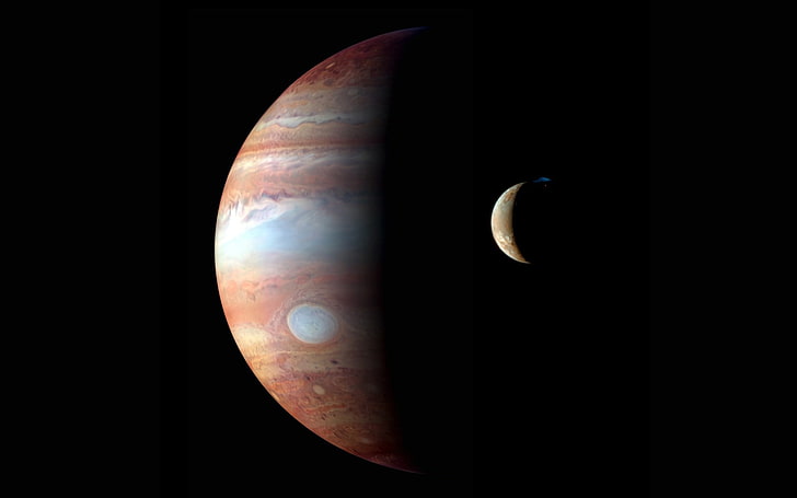 Солнечная система, космос, Юпитер, HD обои