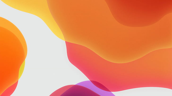 Абстрактный, Оранжевый, Apple Inc., оранжевый (Цвет), HD обои