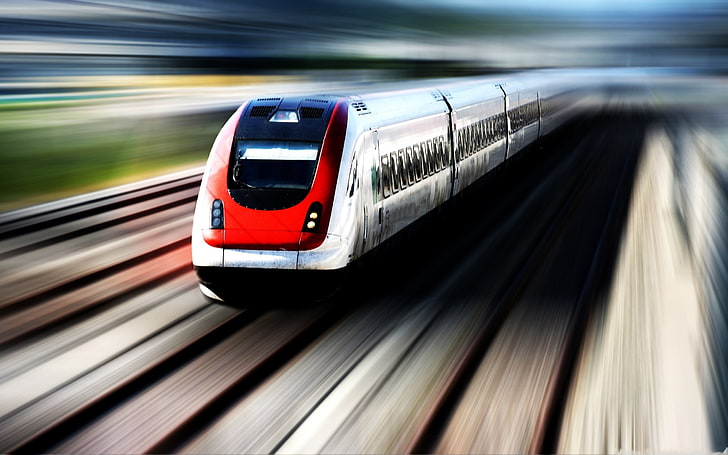 high, speed, train, HD wallpaper
