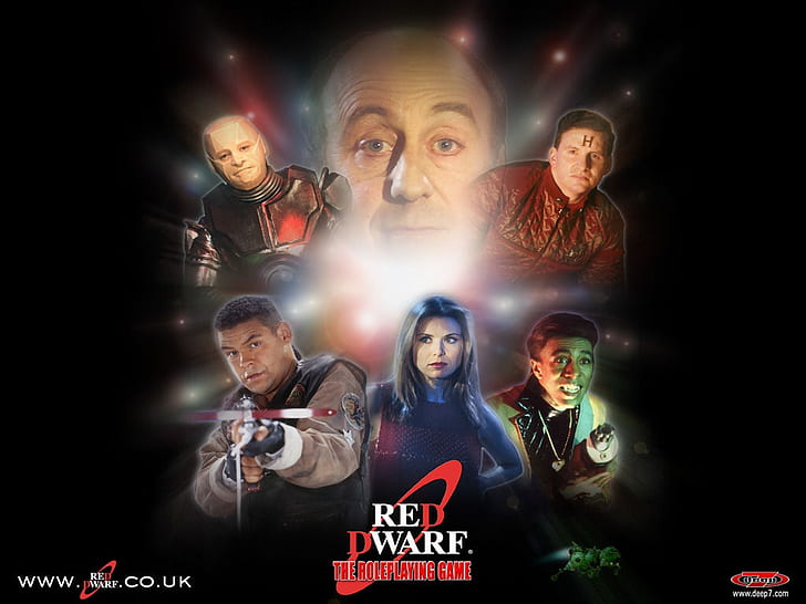 BBC гласове Red Dwarf Entertainment TV Series HD Art, колаж, scifi, BBC, научна фантастика, гласове, червено джудже, HD тапет