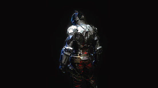 pôster de aplicação do jogo, Batman, Batman: Arkham Knight, Gotham City, videogames, HD papel de parede HD wallpaper