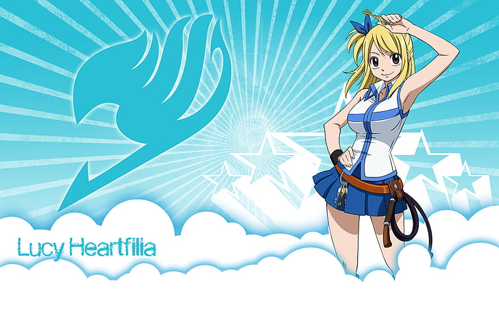 anime, Fairy Tail, Heartfilia Lucy, HD papel de parede