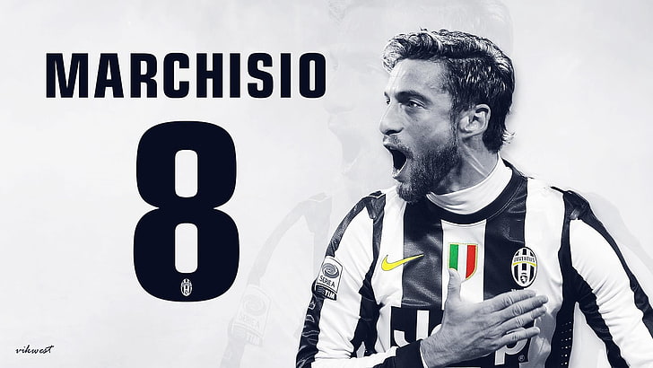 Marchisio 8, claudio marchisio, jogador de futebol, juventus, itália, HD papel de parede