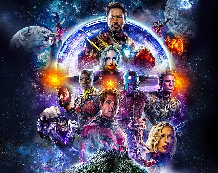 The Avengers, Avengers Endgame, Ant-Man, Black Widow, Captain America,  Captain Marvel, Fondo de pantalla HD | Wallpaperbetter