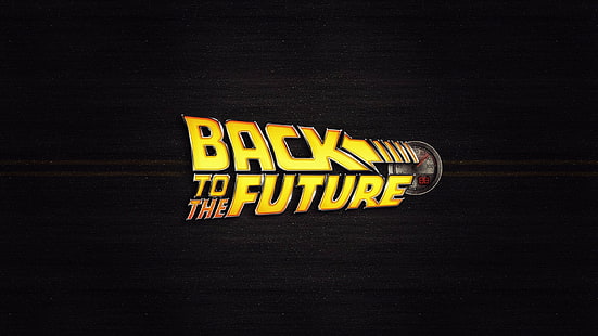 Back to the Future, logo, movies, digital art, speedometer, HD wallpaper HD wallpaper