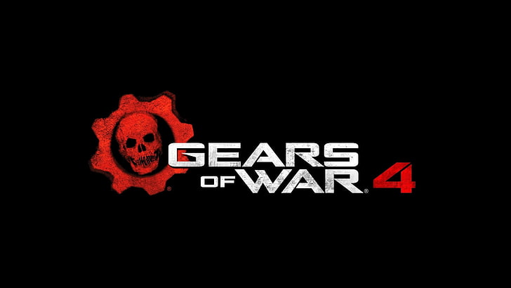 Gears of War, Gears of War 4, Логотип, HD обои