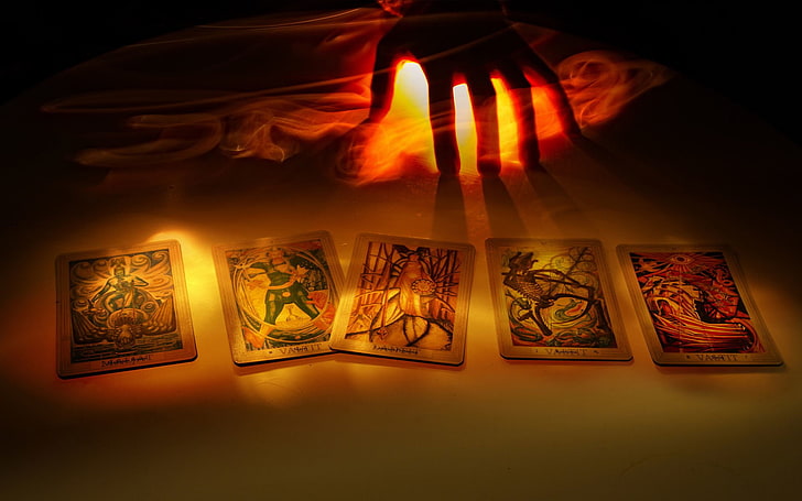 Spiel, Karte, Künstlerisch, Dunkel, Hand, Tarot, Tarotkarten, HD-Hintergrundbild