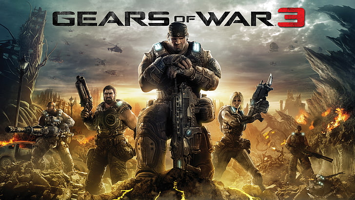 Gears of War 3, 5K, Xbox, HD wallpaper