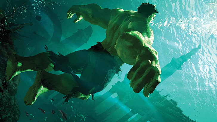 Wallpaper digital Hulk yang luar biasa, Hulk, Wallpaper HD