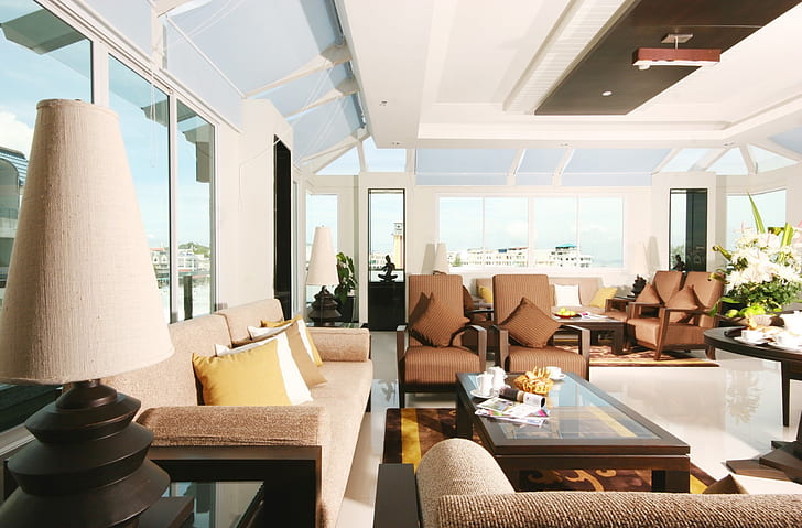 Hotel Executive Lounge-Desktop-Hintergrund, HD-Hintergrundbild