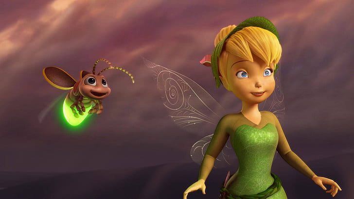 Карикатури Tinker Bell And Blaze Firefly In The Lost Treasure Full Hd Wallpapers 1920 × 1080, HD тапет
