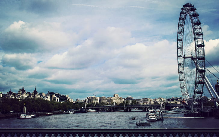 London Eye, London, Eye, HD wallpaper