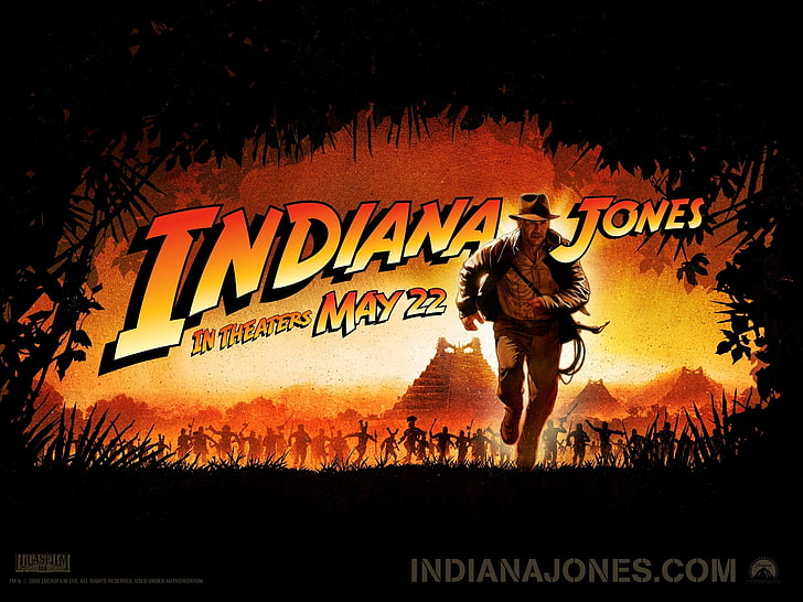 Schermata del film di Indiana Jones, indiana jones, harrison ford, attore, Sfondo HD