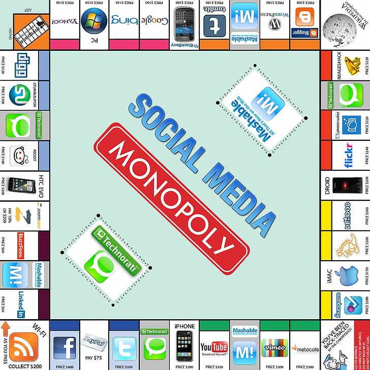 board, computer, game, internet, media, monopoly, poster, social, text, typography, HD wallpaper