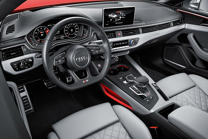 Audi A5, audi s5 coupe 2017, voiture, Fond d'écran HD