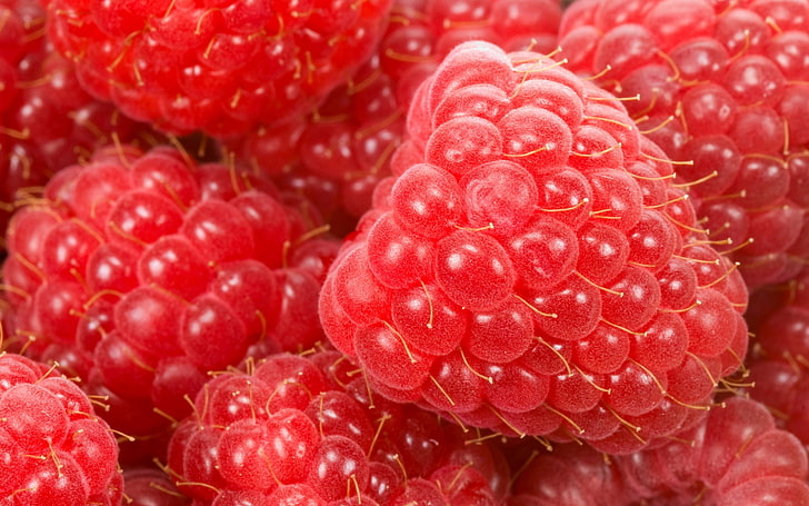 raspberry merah, raspberry, beri, matang, Wallpaper HD
