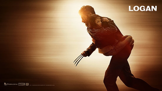 Movie, Logan, Dafne Keen, Hugh Jackman, Logan (Movie), Wolverine, X-23, HD тапет HD wallpaper