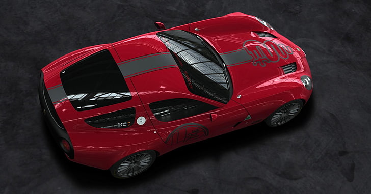2010 Альфа Ромео TZ3 Corsa купе, автомобиль, HD обои