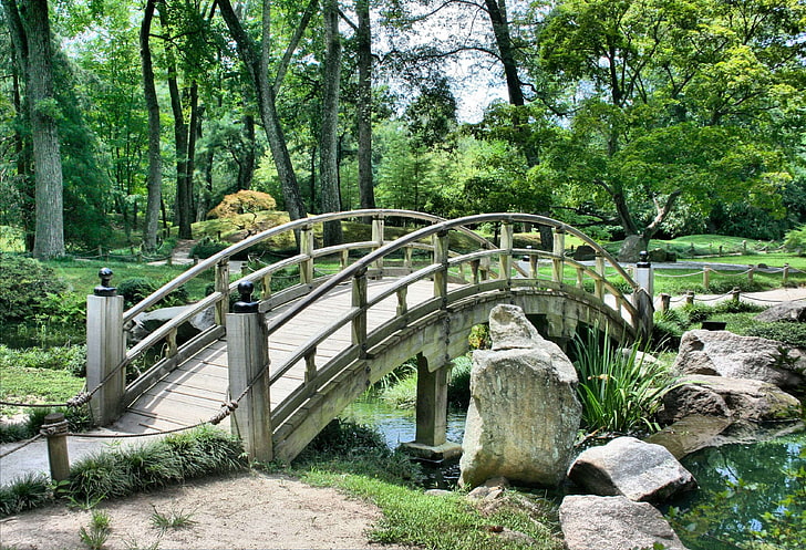арка, архитектура, ботанически, мост, спокоен, зеленина, градинарство, зелен, японска градина, езеро, озеленяване, клен, медитация, ориенталски, парк, пътека, спокоен, отпуснете се, роялти, спокоен, традиция, спокоен, дървета, HD тапет